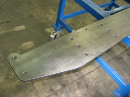3 Meter langer Plasma Blechzuschnitt ST52 Blech 10 mm Stärke